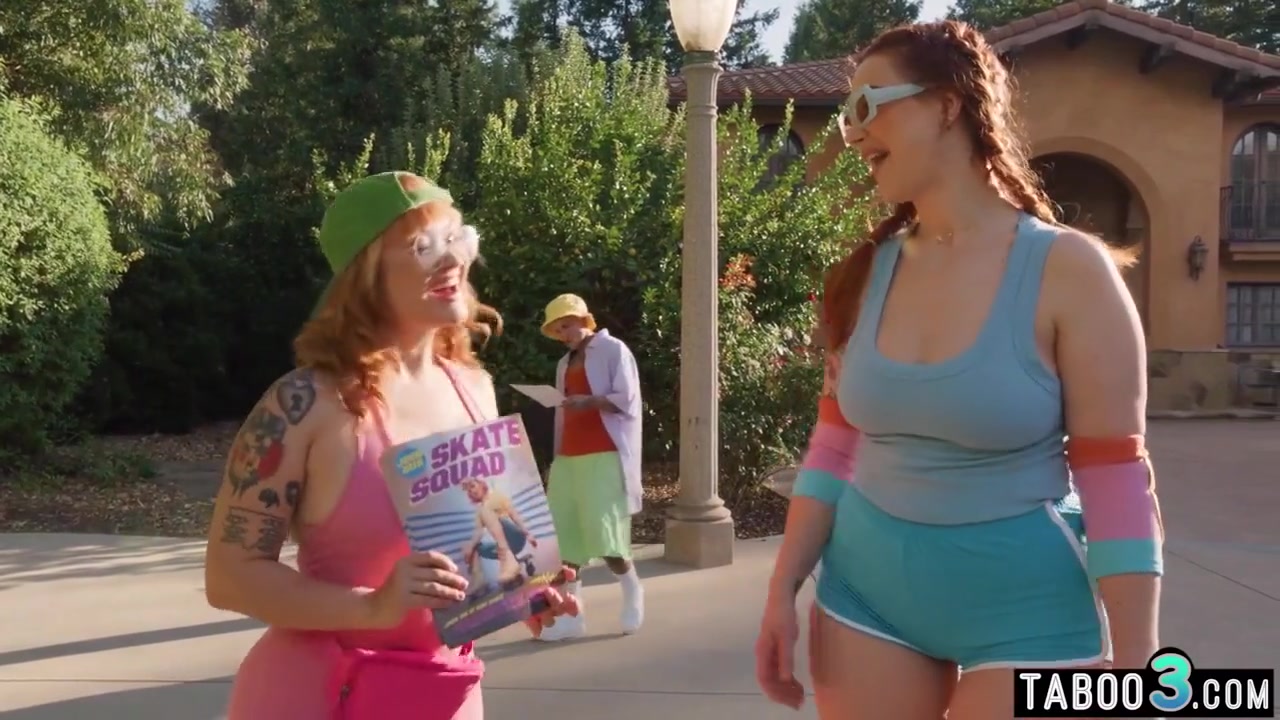 Siri Dahl, Austin Spears And Emma Magnolia In Fatty Whores Called Over The Trans Neighbor