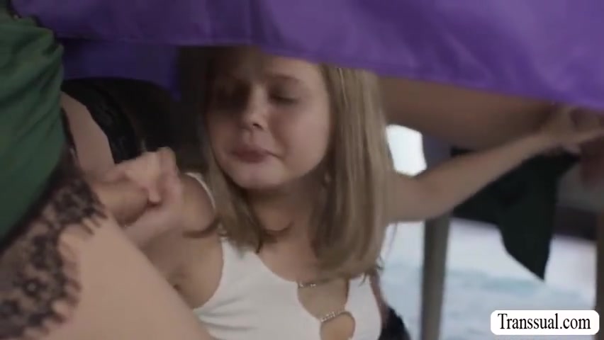 Hide Under The Table And Suck Ts Dick With Coco Lovelock