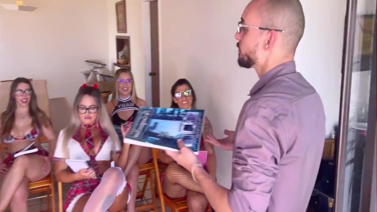 Glaucio Scorpion, Alice Lins And Bianca Ferraz In Aula De Sexologia Orgia Trans Muita Putaria 8 Min