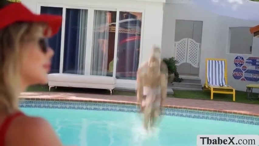 Ts Lifeguard Gives Drowning Dude A Cpr And Blowjob