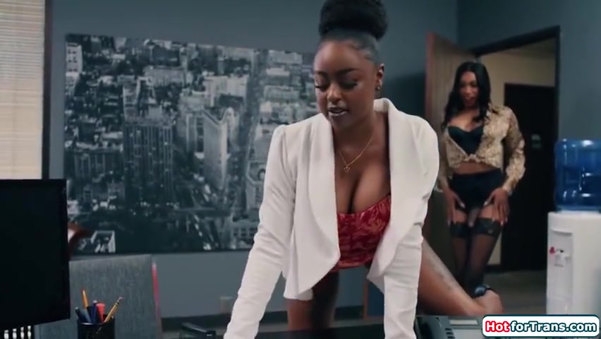 Shemale Secretary Fucking Her Lady Boss