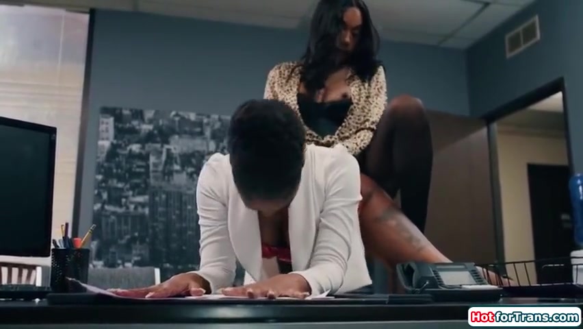 Shemale Secretary Fucking Her Lady Boss