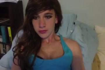 Very Cute college girl Crossdresser