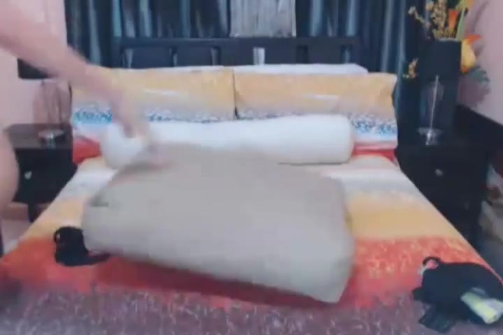 Busty shemale mistress toys her cock