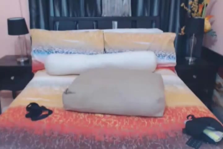 Busty shemale mistress toys her cock