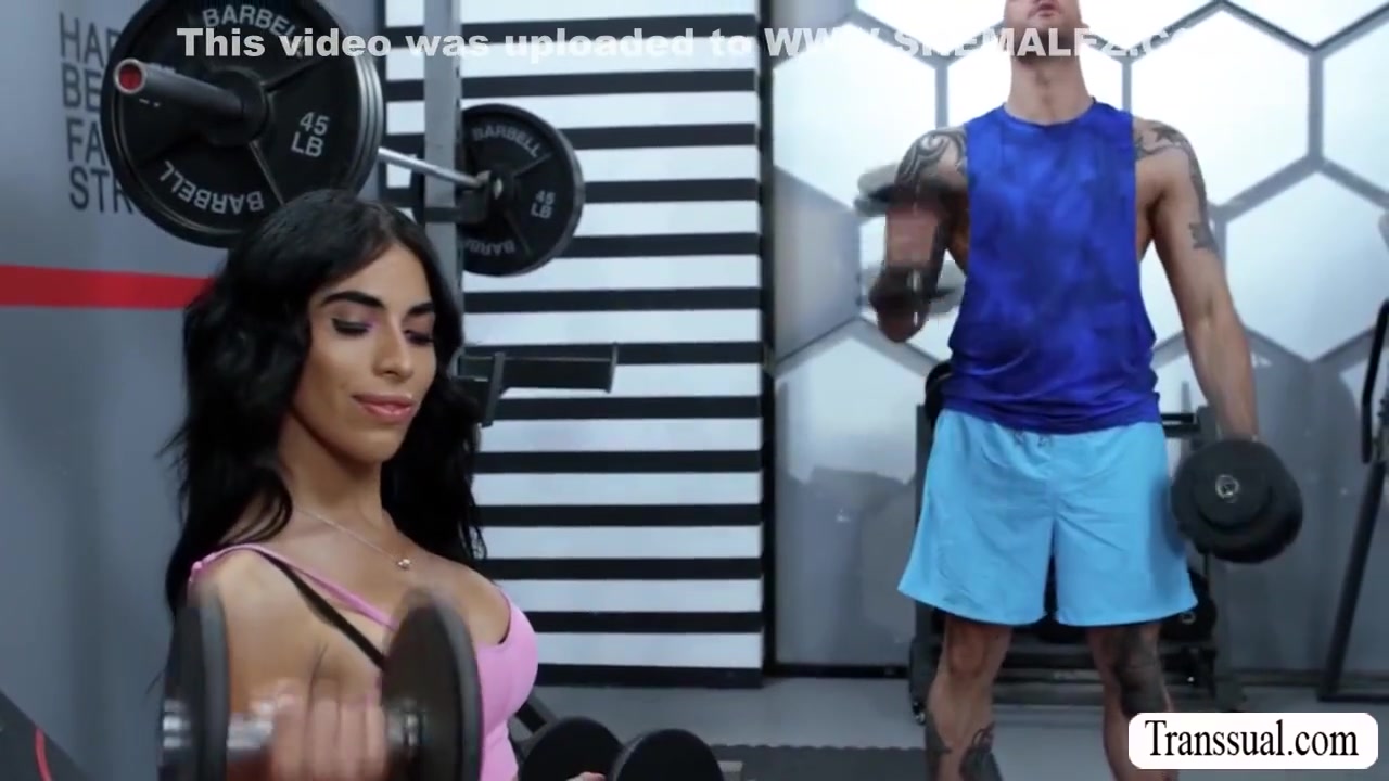 Nasty Big Tits Ts Anal Fucked In The Gym!
