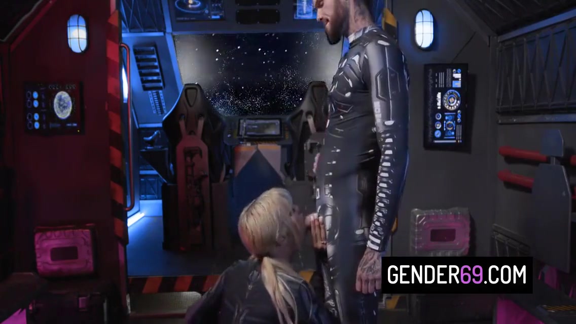 Brittney Kade - Busty Tgirl Astronaut Getting Fucked By Her Colleague