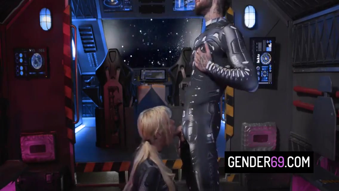 Brittney Kade - Busty Tgirl Astronaut Getting Fucked By Her Colleague