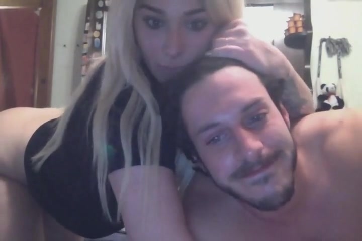 Blonde shemale gets naughty with her boyfriend