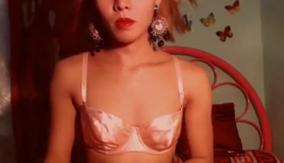 Passionately seductive tranny longing for cumfull explosion