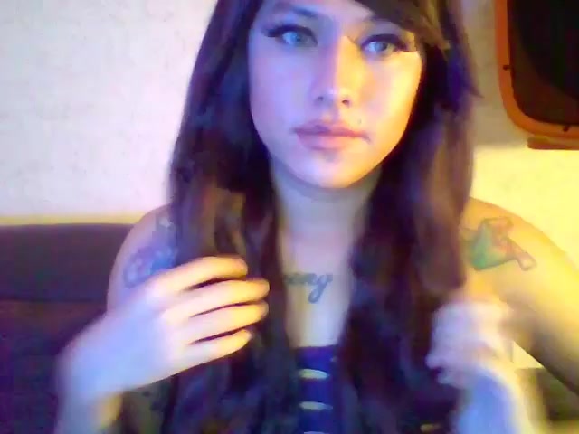 Hispanic tgirl jerking off with a massive cumshot