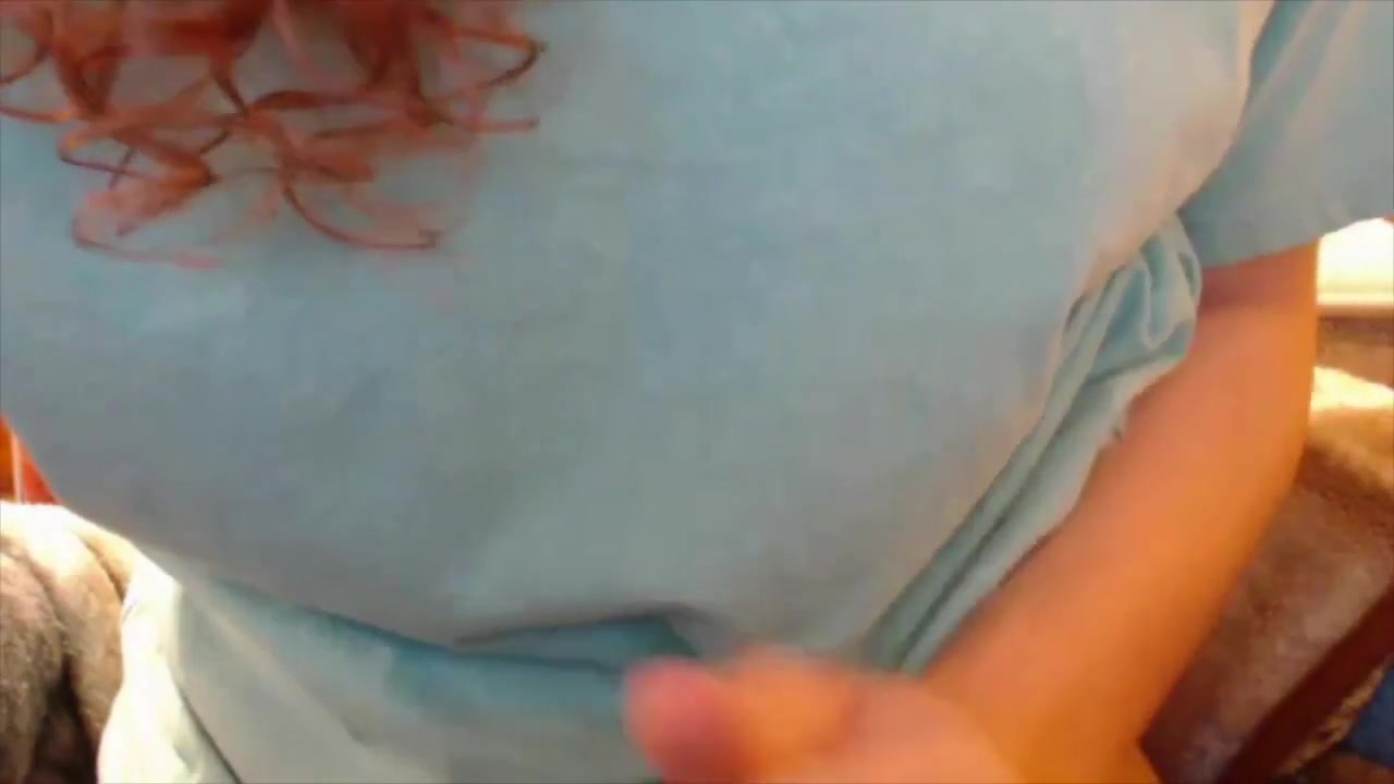 Big Dick Redhead Shemale Cums on Webcam