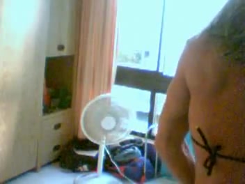 Lonely tranny shows her dick