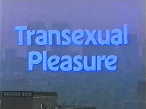 Vintage poolside threesome with a TS