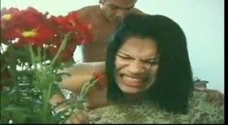 Swarthy tranny rammed hard and cummed