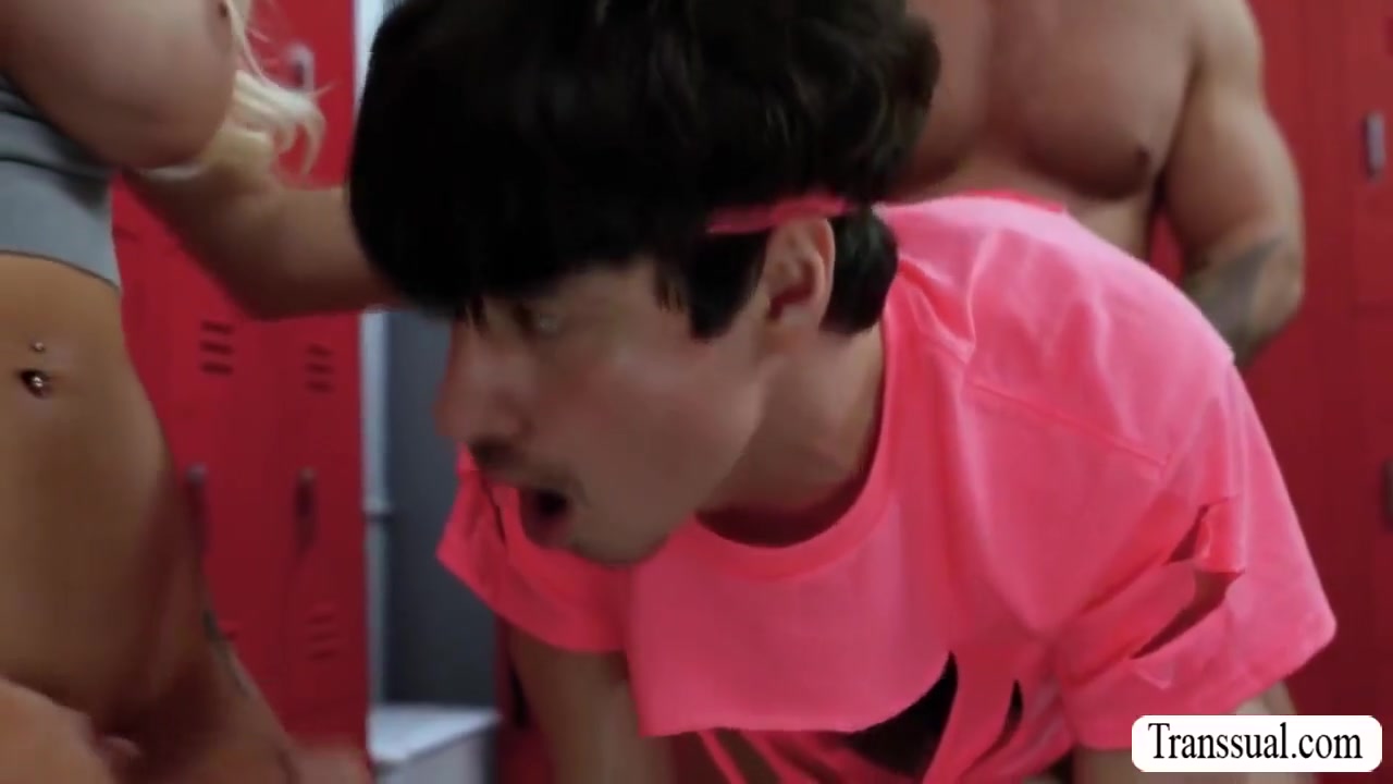 Gym Instructor Fucks Ts Client And Twink