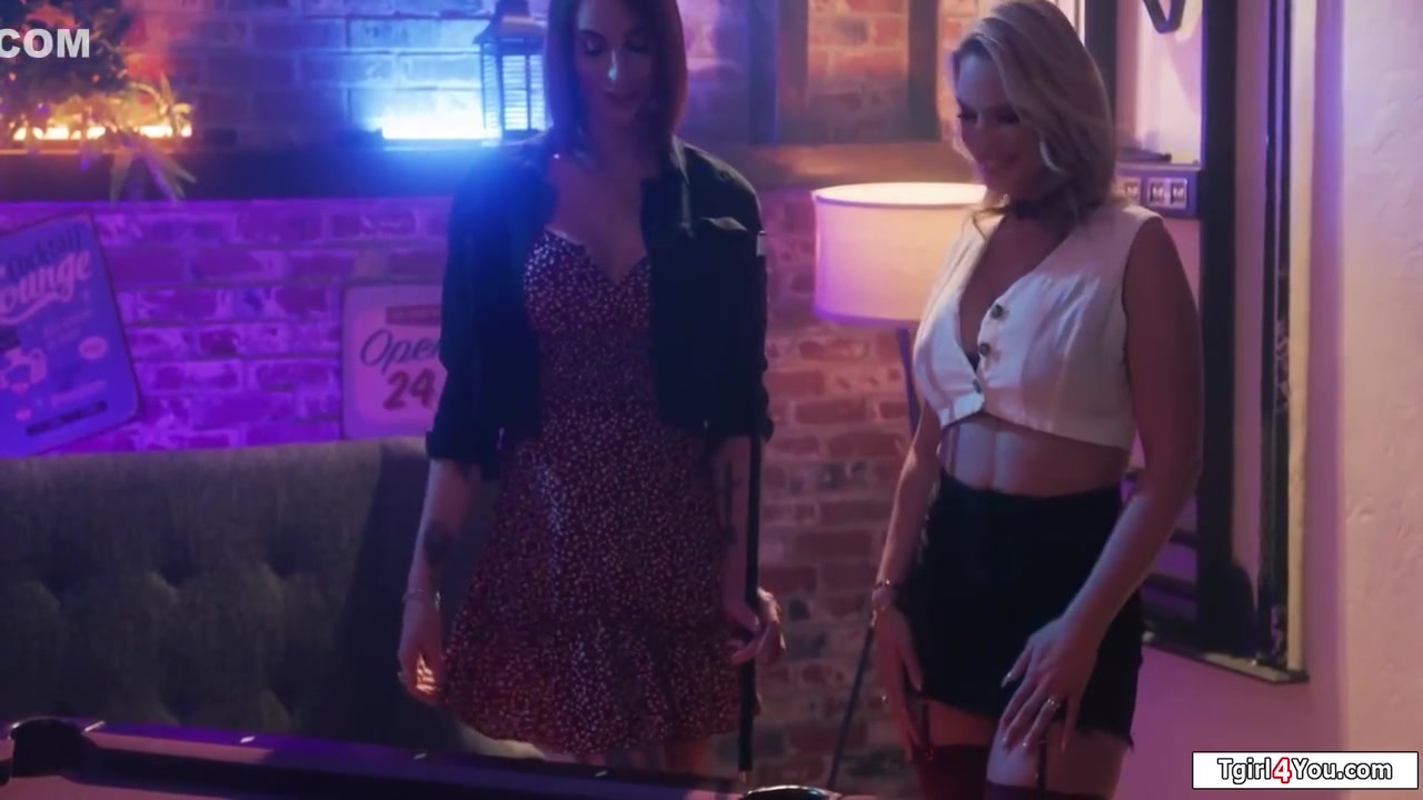 Janie Blade And Rachael Cavalli In Wanna Play A Game Of Strip Pool With Me?
