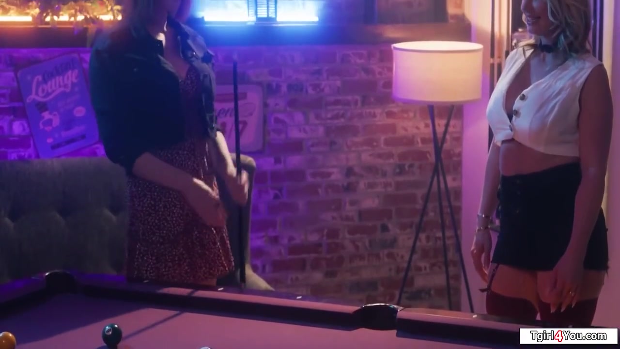 Janie Blade And Rachael Cavalli In Wanna Play A Game Of Strip Pool With Me?