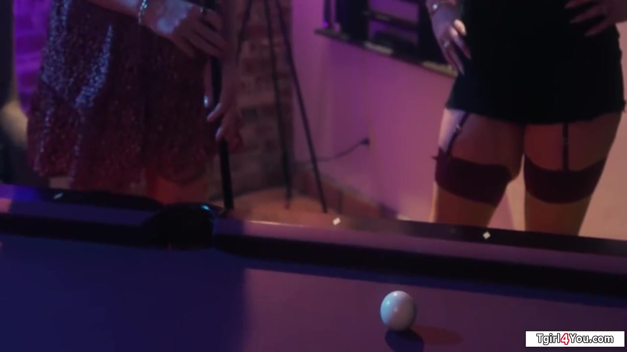 Janie Blade And Rachael Cavalli In Wanna Play A Game Of Strip Pool With Me?