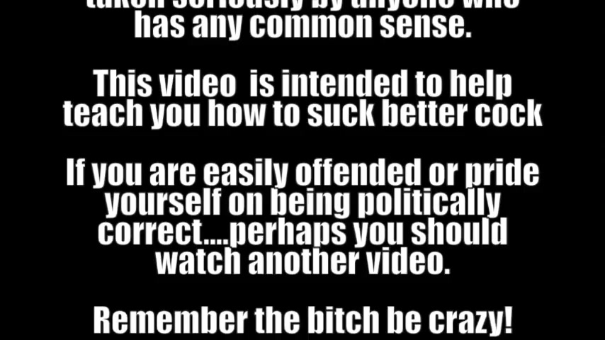 Cock sucking 101