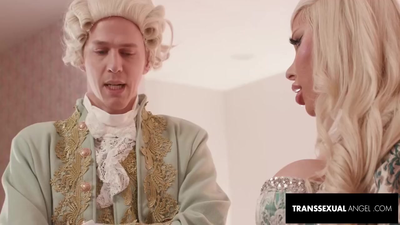 Aubrey Kate, Karla Carrillo And Brittney Kade In Let Them Eat Cock Trans Orgy With Princesses & Butlers Lead By