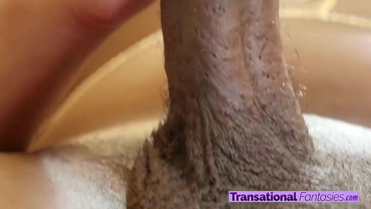 Hot Ebony Black Trans Stockings And She Cock