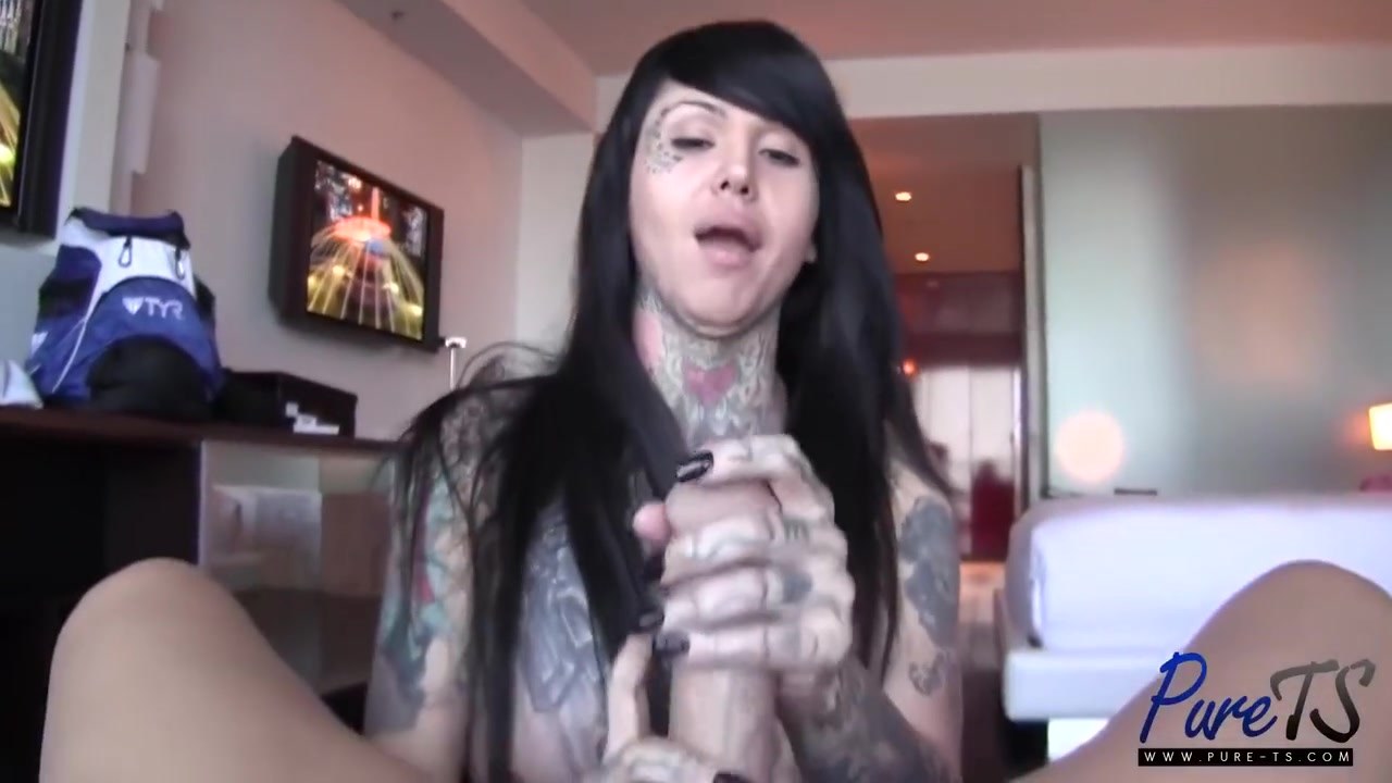 Tattooed Beauty Strokes A Big Cock - Britney Boykins And Christian Xxx
