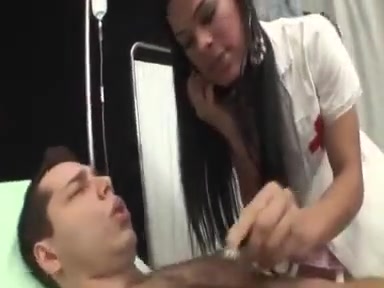 Trans doctor take car of a patient