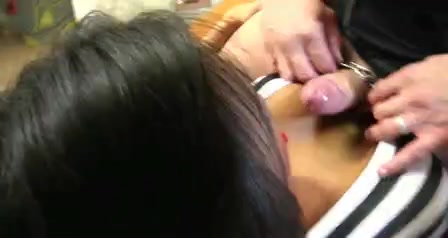 Sexy tattooed tranny gets rimmed before barebacking