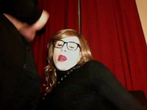 CD in stockings sucks and gets fucked hard