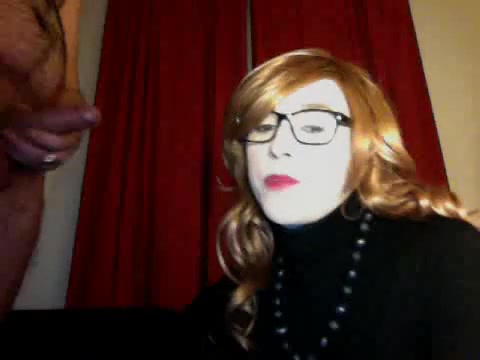 CD in stockings sucks and gets fucked hard
