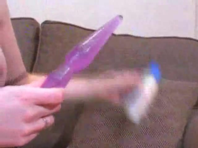 Wet dildo for a dirty Tgirl homemade solo