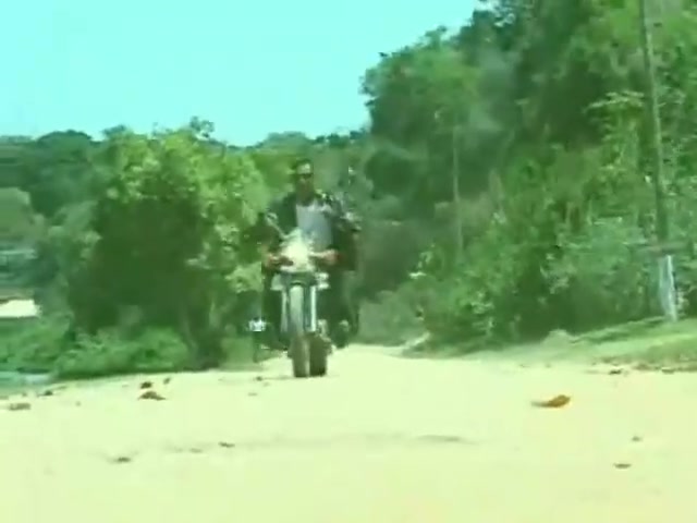 Biker fun with a blonde TS