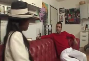 Butty chocolate tranny and her white lover