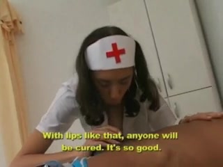 Patient fucks sexy TS nurse