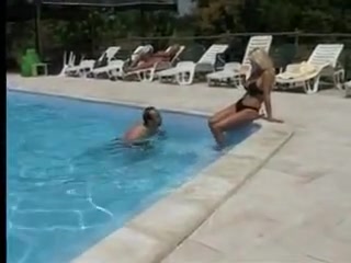 Busty trany and chick make this guy happy
