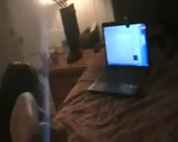 Beautiful teen 18+ stripping at home by webcam