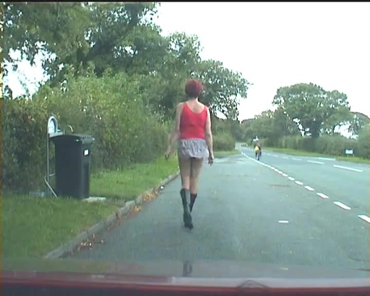 Sexy Zoe Walking