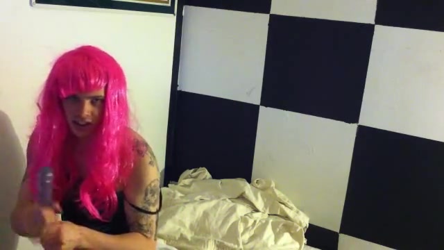 Dani Dee plays with a toy at home