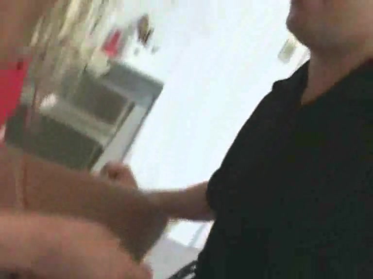 Blonde tranny gets pounded deep