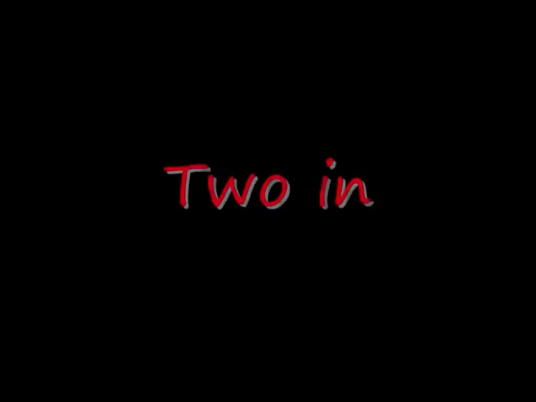 Two cocks in Tgirls ass