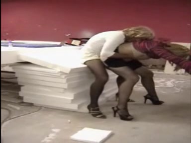 Homemade crossdressers blowjob and anal