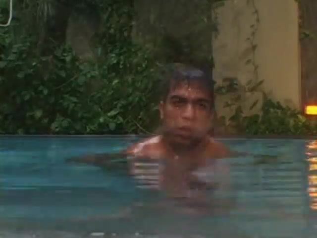 Busty Blonde Tranny Ass Banged By The Pool