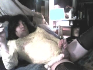 Randy mature CD toying