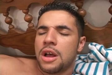 Guy rides cock of pretty blonde TS