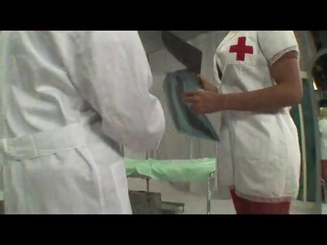 Busty nurse does her best for a patients delight