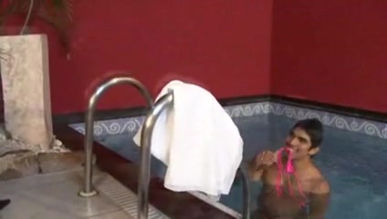 Brunette latina fucks guy in different poses