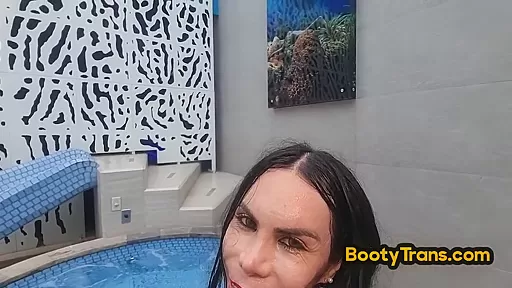 Bootylicious Latin Trans MILF 3way drilled by lucky guys