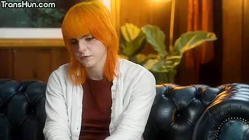 Redhead Trans hunny fucks babe pussy after cocksucked