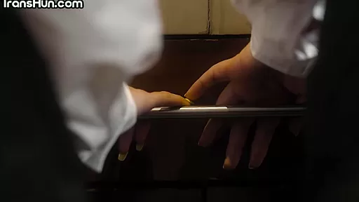 Lesbian tgirl waitress fucks her colleague after boss goes away